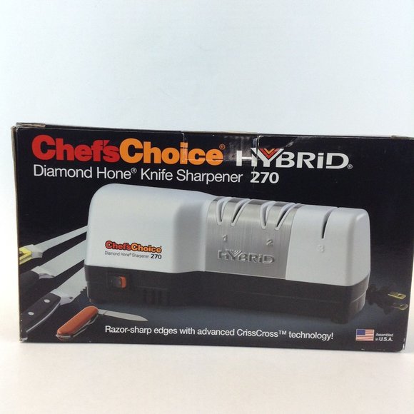 Chefs Choice Hybrid 270 Diamond Hone Knife Sharpener 3 Stage Electric - Picture 11 of 16